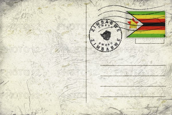 Zimbabwe Gweru Round Seal Map Design