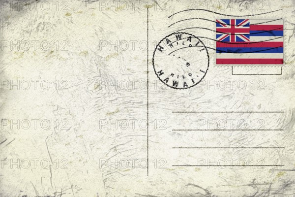 Hawaii Hilo Round Seal Map Design