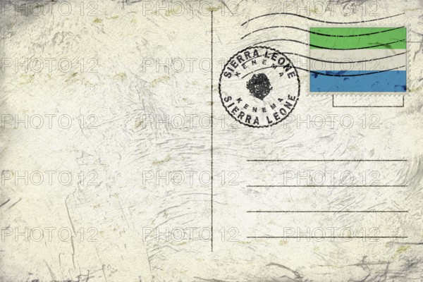 Sierra Leone Kenema Round Seal Map Design