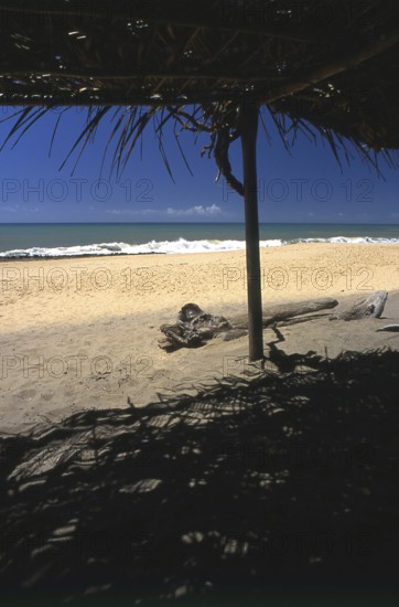 Bahia - beach shack, Caraíva, Bahia - Brazil