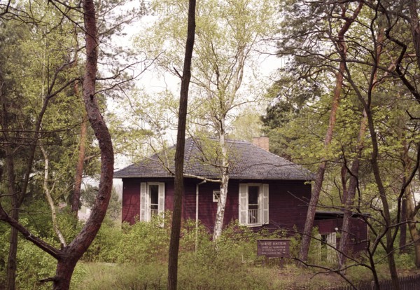 Potsdam-Caputh, DEU, Germany. 26.04.2002 - Albert Einstein's summer residence: exterior view of the famous scientist's house. (building, history, museum) -