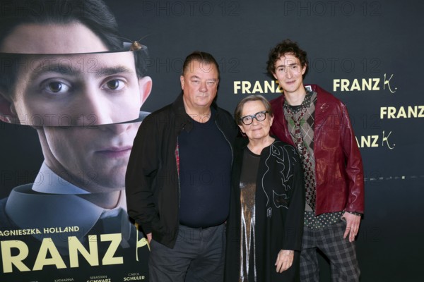 Peter Kurth, Agnieszka Holland, Idan Weiss, German premiere Franz K, by Agnieszka Holland, Delphi Filmpalast, Berlin, 16.10.2025