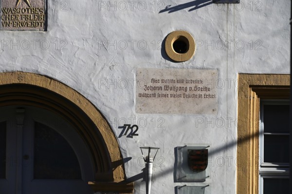 The former Electoral Mainz Lieutenant is home to the Thuringian State Chancellery. Goethe had also been here