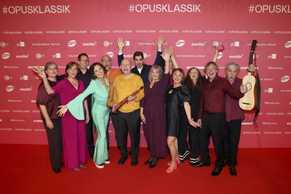 The music group Lautten Compagney Berlin and Asya Fateyeva, Opus Klassik 2025, awards ceremony at concert hall Berlin, 12.10.2025