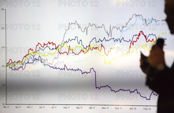 ITA Italy Castelfalfi speaker in front of a curve chart during an event for tourism managers