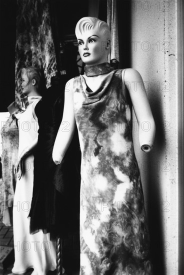 BIH, Bosnia, Brcko, 14.07.2005, mannequin in the halls of the duty-free Arizona Market sales area east of Brcko, on the borders with Croatia and a Serbian enclave