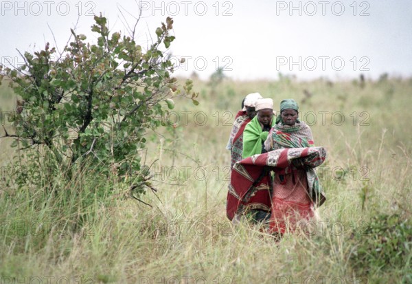 TZA Tanzania scene in the Benaco Camp refugee camp, to which up to 500, 000 Rwandan Tutsis fled the genocide in their country. Women carry a dead baby to burial outside the camp. TZA Tanzania Scene at the Benaco Camp, where an estimate of 500, 000 Rwandan Tutsi refugees fled the genocide in their country. A woman carries a dead baby to bury it outside the camp