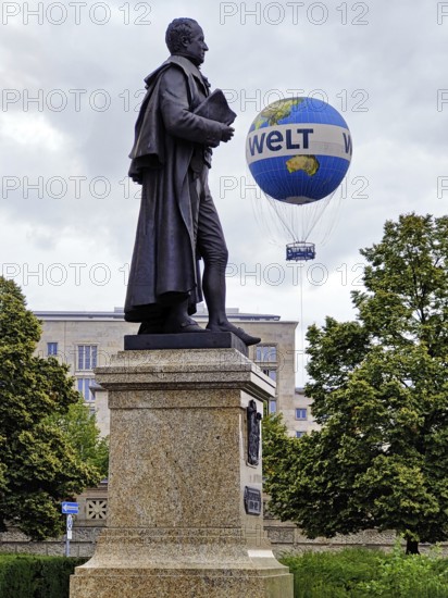 Hardenberg Memorial at the Berlin House of Representatives and HiFlyer World Balloon, Berlin, Germany