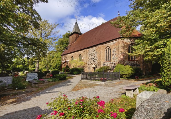 St. Anne's Church, Church of the Protestant Parish, oldest building in Dahlem, Berlin-Dahlem, Berlin, Germany