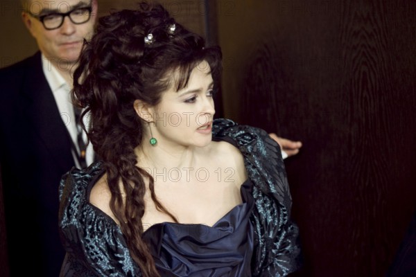 DEU, Germany, Berlin Helena Bonham Carter on her way to the photo shoot during the 61st Berlinale. Germany Berlin Helena Bonham Carter prepares for her photocall during the 61