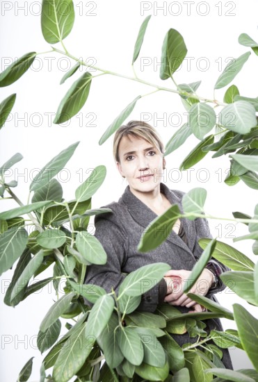 DEU Germany Germany Berlin The new chairwoman of the Greens, Simone Peter, during an interview with the taz