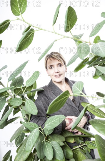 DEU Germany Germany Berlin The new chairwoman of the Greens, Simone Peter, during an interview with the taz