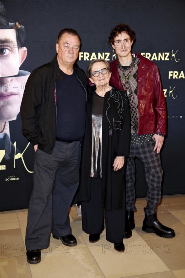 Peter Kurth, Agnieszka Holland and Idan Weiss - German premiere by FRANZ K., Delphi Filmpalast am Zoo, Berlin, 15.10.25