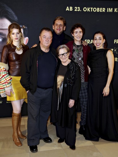 Katharina Stark, Peter Kurth, Sebastian Schwarz, Agnieszka Holland, Idan Weiss and Carola Schuler - German premiere by FRANZ K., Delphi Filmpalast am Zoo, Berlin, 15.10.25