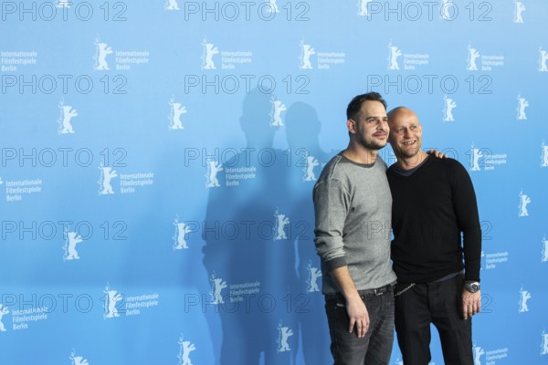 DEU Germany Germany Berlin 64th Berlinale, the international film festival in the German capital. Moritz Bleibtreu and Jürgen Vogel at the photocall