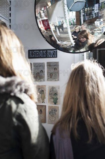 DEU Germany Germany Berlin Citizen Art Days by the artist group 'Parallel Worlds at Markthalle Neun in Berlin-Kreuzberg with a focus on post-growth economics