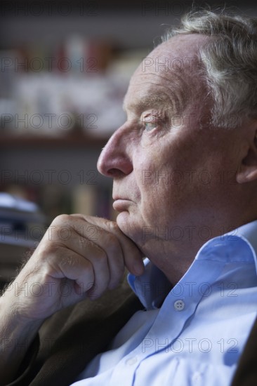 DEU Germany Germany Potsdam Alexander Gauland, leading candidate for the Alternative for Germany (AfD), in his apartment in Potsdam