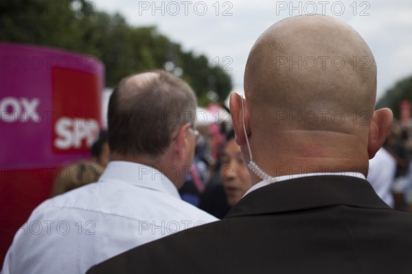 DEU, Germany, Berlin, 17.08.2013 SPD election campaign kick-off with top candidate Peer Steinbrück under the slogan “The We Decide” with a celebration of 150 years of the SPD in front of the upcoming general election with candidate Peer Steinrück