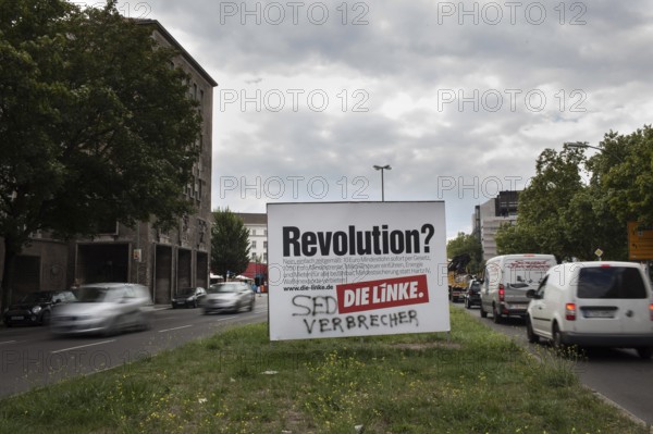 DEU Germany Germany Berlin election posters of the party Die Linke