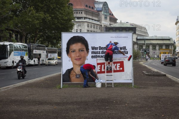 DEU Germany Germany Berlin election posters of the party Die Linke