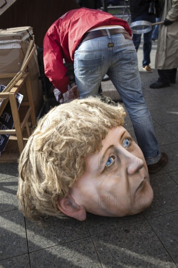 DEU Germany Germany Berlin protest action by Campact against NSA espionage in front of the SPD party headquarters