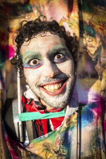 DEU Germany Germany Berlin The Carnival of Cultures sweeps through the city on Sunday. Portrait series of moving participants