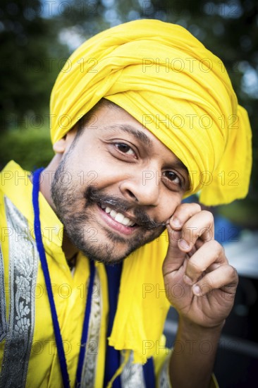 DEU Germany Germany Berlin The Carnival of Cultures sweeps through the city on Sunday. Portrait series of moving participants