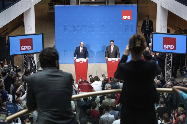 DEU Germany Germany Berlin election party at the SPD party headquarters