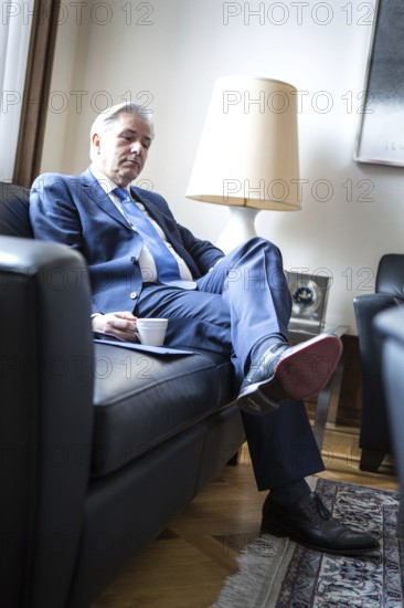DEU Germany Germany Berlin The Governing Mayor of Berlin, Klaus Wowereit, in his office during an interview