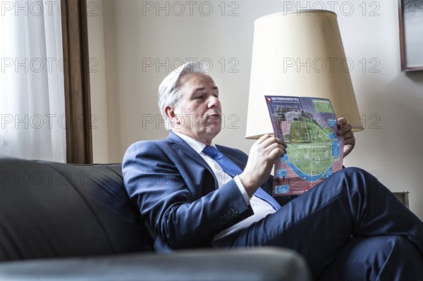 DEU Germany Germany Berlin The Governing Mayor of Berlin, Klaus Wowereit, in his office during an interview