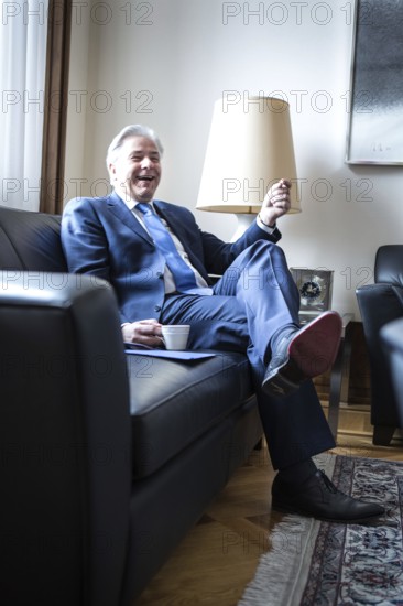 DEU Germany Germany Berlin The Governing Mayor of Berlin, Klaus Wowereit, in his office during an interview