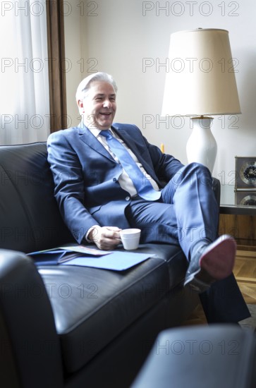 DEU Germany Germany Berlin The Governing Mayor of Berlin, Klaus Wowereit, in his office during an interview