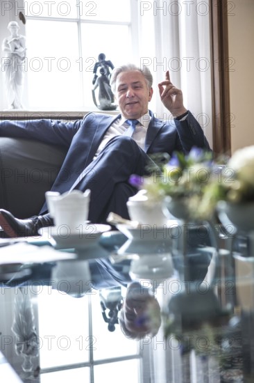 DEU Germany Germany Berlin The Governing Mayor of Berlin, Klaus Wowereit, in his office during an interview