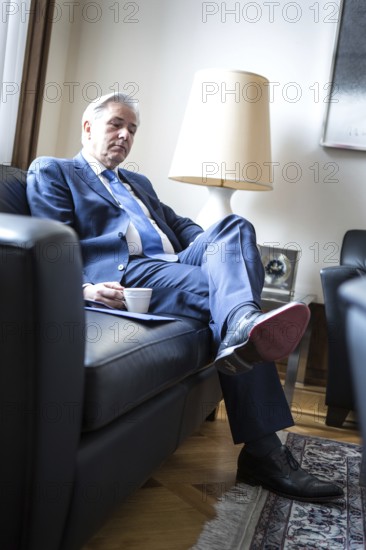DEU Germany Germany Berlin The Governing Mayor of Berlin, Klaus Wowereit, in his office during an interview