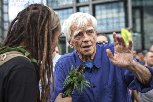 DEU Germany Germany Berlin demonstrators at the Hemp Parade 2014