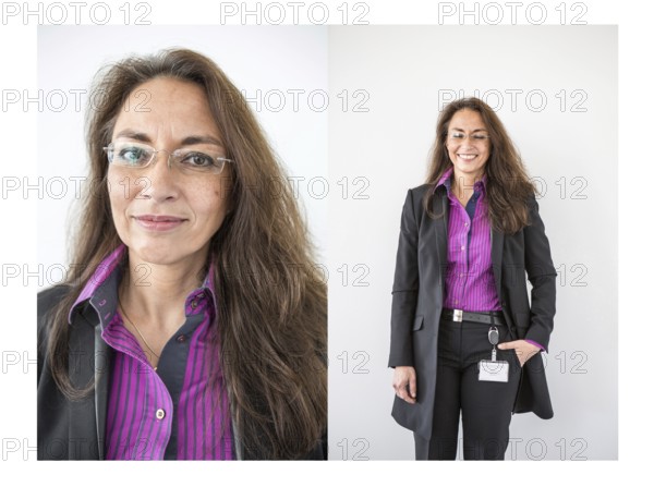 DEU Germany Germany Berlin SPD Secretary General Yasmin Fahimi in front of an interview