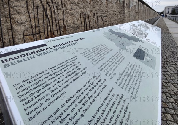 Berlin Wall Monument, Topography of Terror Documentation Center, Wilhelmstraße History Mile, Berlin, Germany