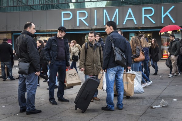 DEU Germany Germany Berlin scene in front of the Primark movie on Alexanderplatz