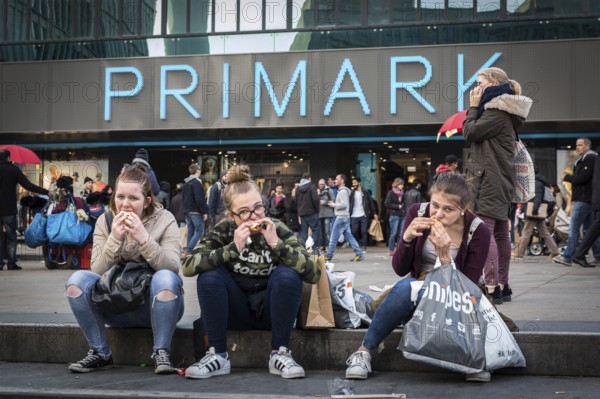 DEU Germany Germany Berlin scene in front of the Primark movie on Alexanderplatz