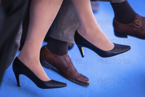 DEU Germany Germany Berlin manager meeting at the Hyatt Hotel in Berlin. Participants' shoes