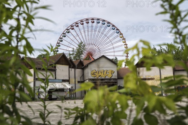 DEU Germany Germany Berlin Still life in the abandoned Spreepark in Plänterwald, the largest amusement park in East Germany during the GDR