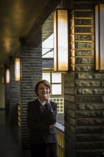 DEU Germany Germany Berlin The outgoing RBB director Dagmar Reim poses for the photographer
