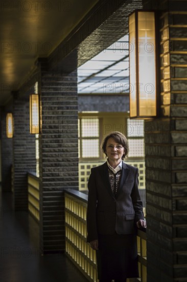 DEU Germany Germany Berlin The outgoing RBB director Dagmar Reim poses for the photographer