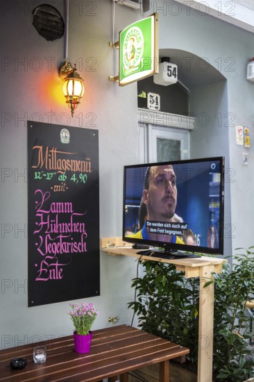 DEU Germany Germany Berlin TV broadcast of euro 2016 in Berlin