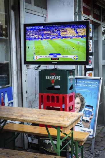 DEU Germany Germany Berlin TV broadcast of euro 2016 in Berlin