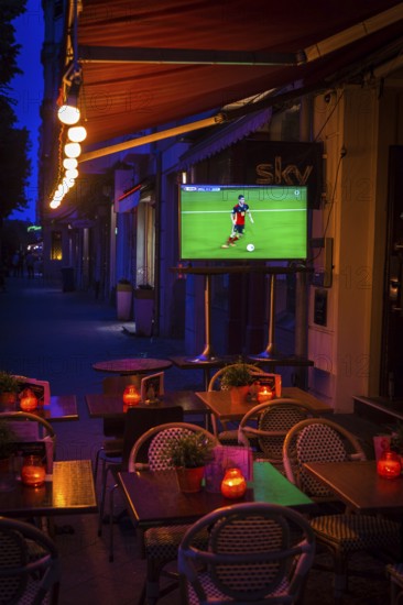 DEU Germany Germany Berlin TV broadcast of euro 2016 in Berlin