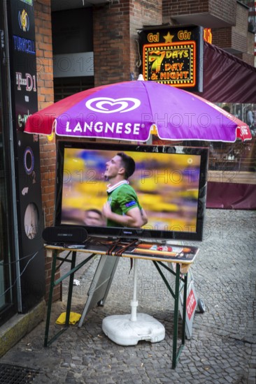 DEU Germany Germany Berlin TV broadcast of euro 2016 in Berlin