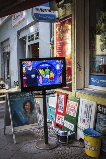 DEU Germany Germany Berlin TV broadcast of euro 2016 in Berlin