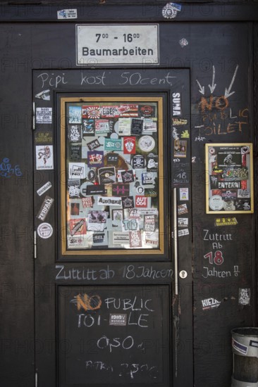 DEU Germany Germany Berlin Bar door in Berlin-Kreuzberg