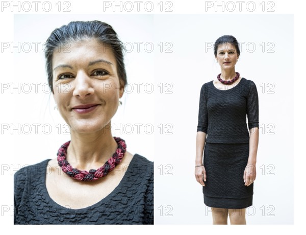 DEU Germany Germany Berlin The top politician on the left, Sarah Wagenknecht, during a photo session